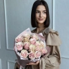 Букет из 15 роз сорта Pink Mondial (Эквадор) 60 см в Тюмени