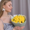 Букет из 25 желтых тюльпанов в Тюмени