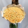 Букет из 101 персиковой розы 50см в Тюмени